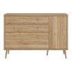 Forte Комода 125 см Harllson, дуб Mauvella, HLTK221REC-D108 - Home Club, зображення 2