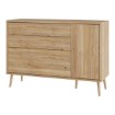 Forte Комода 125 см Harllson, дуб Mauvella, HLTK221REC-D108 - Home Club, зображення 6