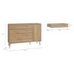 Forte Комода 125 см Harllson, дуб Mauvella, HLTK221REC-D108 - Home Club, зображення 7