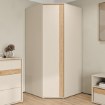 Forte Угловой шкаф 90x90 см Wexlin, цвет «Песочный»/«Дуб Маувелла», WEXS811-M820 - Home Club