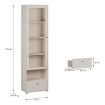 Forte Витрина 55 см Archbox «Песочный», T2KV811-U60 - Home Club, изображение 8