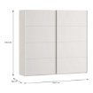 Forte Шафа 220 см Sophistispace, пісочний, SSQS92411-U60 - Home Club, зображення 7