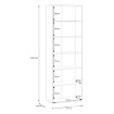 Forte Шафка 75 см Archbox, пісочний, T2KS921-U60 - Home Club, зображення 9