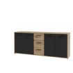 Forte Комод 180 см Pilvi Дуб Artisan/Чорний, FINPILVI01-M712 - Home Club, зображення 6