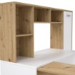 Forte Письмовий стіл 175 см Eriadu, дуб Artisan/білий, ERBB541-C979 - Home Club, зображення 5