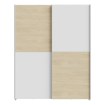 Forte Розсувна шафа 150 см Schach&matt Білий/Дуб Пуччіні, SHMS72231-M870 - Home Club, зображення 2