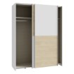 Forte Розсувна шафа 150 см Schach&matt Білий/Дуб Пуччіні, SHMS72231-M870 - Home Club, зображення 5