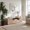 Forte Шафа 160 см Verniq «Дикий дуб, натуральний», VRQT131-D136 - Home Club
