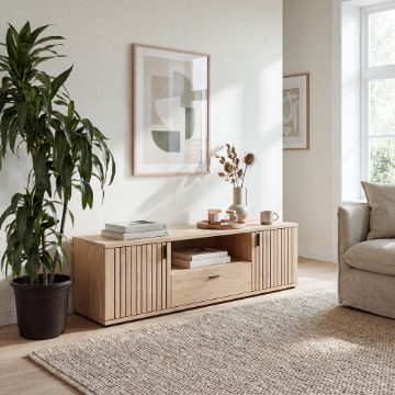 Forte Шкафчик 160 см Verniq «Дикий дуб, натуральный», VRQT131-D136 - Home Club