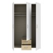 Forte Шкаф шириной 120 см с ящиками Econobox, белый/дуб Puccini, ECBS832-M870 - Home Club, изображение 3
