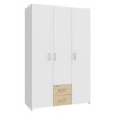 Forte Шкаф шириной 120 см с ящиками Econobox, белый/дуб Puccini, ECBS832-M870 - Home Club, изображение 4