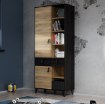 Forte Стеллаж 85 см Lya, дуб «Маувелла»/дуб «Кабезоне», LYAR721-M687 - Home Club