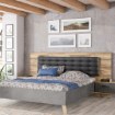 Forte Каркас 297 см Ricciano, бетон темно-сірий/дуб з дощечками, RCQL1184-C692 - Home Club
