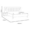 Forte Каркас 297 см Ricciano, бетон темно-сірий/дуб з дощечками, RCQL1184-C692 - Home Club, зображення 6