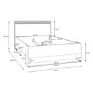 Forte Каркас кровати, WEXL1122-M820 - Home Club, изображение 8