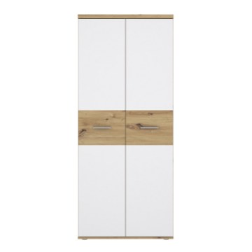 Forte Шкаф 80 см Winnie, дуб Artisan/белый, WNS92-C830 - Home Club