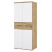 Forte Шафа 80 см Winnie Дуб Artisan/Білий, WNS92-C830 - Home Club, зображення 6