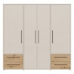 Forte Шафа 205 см Jupiter «Пісочний»/«Дуб Artisan», MKSS841-M946 - Home Club, зображення 3