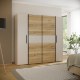 Forte Шафа 200 см Narago, пісочний/дуб Mauvella, KLTS62321-M902 - Home Club