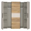 Forte Шафа 200 см Narago, пісочний/дуб Mauvella, KLTS62321-M902 - Home Club, зображення 5