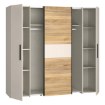 Forte Шафа 200 см Narago, пісочний/дуб Mauvella, KLTS62321-M902 - Home Club, зображення 7