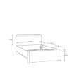 Forte Подростковая кровать 120x200 см Surfinio, серый/дуб «Катания», SFNL1121-M378 - Home Club, изображение 4
