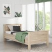 Forte Односпальне ліжко 100x200 см Gloria, дуб «Сонома», GLRL10-D30 - Home Club