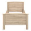 Forte Односпальне ліжко 100x200 см Gloria, дуб «Сонома», GLRL10-D30 - Home Club, зображення 2