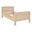 Forte Односпальне ліжко 100x200 см Gloria, дуб «Сонома», GLRL10-D30 - Home Club, зображення 3