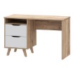 Forte Письменный стол 120 см Vankka с дубовой столешницей / белый, VNKB121-L25 - Home Club, изображение 6