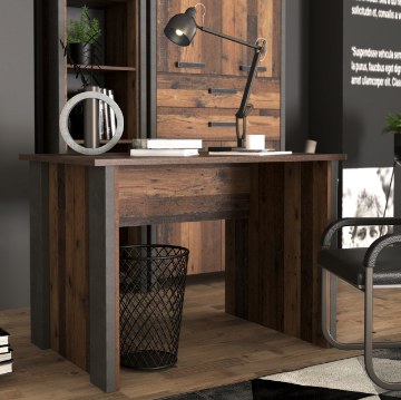 Forte Письменный стол в стиле винтаж-лофт 100x70 см Clif, CLFB115-C546 - Home Club