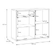 Forte Комода 100 см Verniq «Дикий дуб, натуральний», VRQK221R-D136 - Home Club, зображення 9