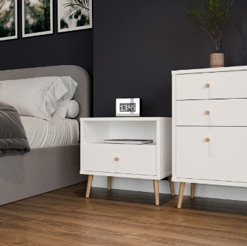 Forte Шафка 60 см Harllson, біла, HLTK111EC-Z12A - Home Club