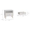 Forte Шафка 60 см Harllson, біла, HLTK111EC-Z12A - Home Club, зображення 7