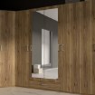 Forte Шафа з дзеркалом 180 см із шухлядою Econobox 2, дуб Mauvella, ECBS944-D108 - Home Club