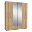 Forte Шафа з дзеркалом 180 см із шухлядою Econobox 2, дуб Mauvella, ECBS944-D108 - Home Club, зображення 4