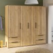 Forte Шкаф 210 см с ящиками Orkney, дуб Mauvella, OKYS841-D108 - Home Club, изображение 4
