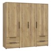 Forte Шкаф 210 см с ящиками Orkney, дуб Mauvella, OKYS841-D108 - Home Club, изображение 7