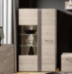 Forte Витрина 95 см Locarno, дуб «Нельсон»/серый, LCRV521R-N92 - Home Club