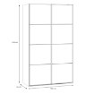 Forte Шкаф-купе 120 см Sophistispace, белый, SSQS62411-120 - Home Club, изображение 4