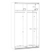 Forte Шкаф-купе 120 см Sophistispace, белый, SSQS62411-120 - Home Club, изображение 5