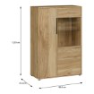 Forte Витрина 90 см Orkney, дуб Mauvella, OKYV321R-D108 - Home Club, изображение 11