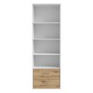 Forte Стеллаж 65 см Culgoa, белый / дуб Artisan, CUGR711-M576 - Home Club, изображение 2