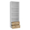 Forte Стеллаж 65 см Culgoa, белый / дуб Artisan, CUGR711-M576 - Home Club, изображение 5