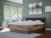 Forte Двоспальне ліжко 180x200 см Clif Old – Wood Vintage/Beton, BVNL2802-C748 - Home Club