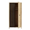 Forte Шафа з ламелями 100 см Jytana Дуб Mauvella/Чорний, JTNS821L-M635 - Home Club, зображення 6