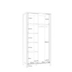 Forte Шафа з ламелями 100 см Jytana Дуб Mauvella/Чорний, JTNS821L-M635 - Home Club, зображення 8