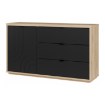 Forte Комод 150 см Auriquet «Дикий дуб натуральный» / «Чёрный», AUQK221L-Q362 - Home Club, изображение 8