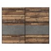 Forte Розсувна шафа 270 см Clif Old – Wood Vintage/Бетон, RCQS12411-C754 - Home Club, зображення 2