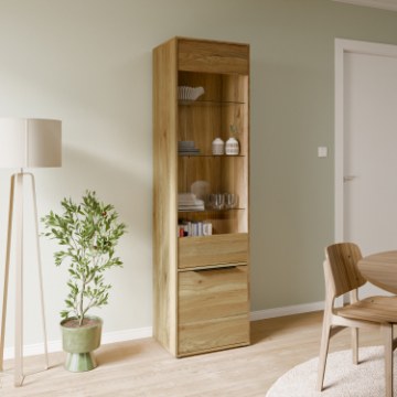 Forte Витрина 55 см Orkney, дуб Mauvella, OKYV711-D108 - Home Club
